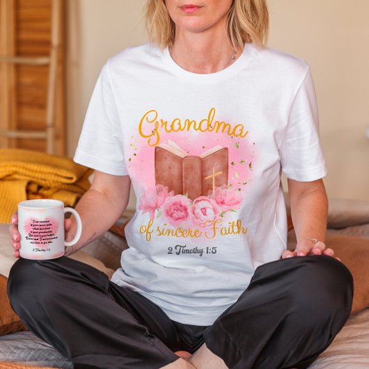Christelijk oma cadeau met bijbelcitaat t-shirt