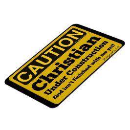 Christelijk onder constructie koelkastmagneet magneet