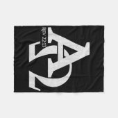 Christelijk ontwerp - Alpha en Omega De Griekse Le Fleece Deken (Voorkant (Horizontaal))