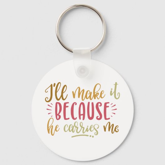 Christelijk ontwerp dat ik zal maken omdat hij sleutelhanger (Voorkant)