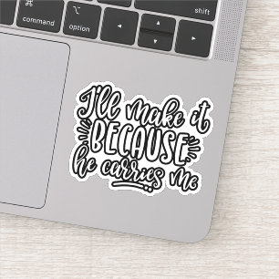 Christelijk ontwerp dat ik zal maken omdat hij sticker