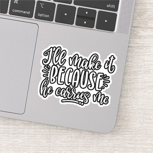 Christelijk ontwerp dat ik zal maken omdat hij sticker (Detail)