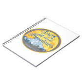 Christelijk ontwerp 'Geloof verzet bergen' Notitieboek (Linkerzijde)