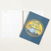 Christelijk ontwerp 'Geloof verzet bergen' Planner (Display)