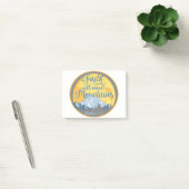 Christelijk ontwerp 'Geloof verzet bergen' Post-it® Notes (Kantoor)