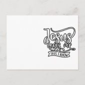 Christelijk ontwerp Jezus houdt van mij. Dit weet  Briefkaart (Voorkant)