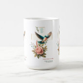 Christelijk ontwerp met Cross en Bird Koffiemok (Center)