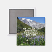 Christelijk ontwerp voor de bijbelverse magneetmon magneet (Voorkant / Achterkant)