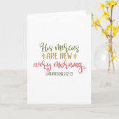 Christelijk ontwerp Zijn barmhartigheden zijn elke Kaart (Gele Bloem)