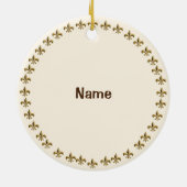 Christelijk Onze Vader-sieraad Keramisch Ornament (Achterkant)