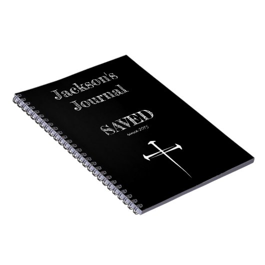 Christelijk opgeslagen dagboek met 3 Nail Cross Notitieboek (Rechterzijde)