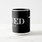 Christelijk OPGESLAGEN met 3 Nail Cross Mok (Midden)