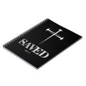 Christelijk OPGESLAGEN met 3 Nail Cross Notitieboek (Linkerzijde)