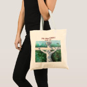 Christelijk origineel kunstwerk/ Hij is opgestaan! Tote Bag (Voorkant (product))