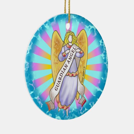 Christelijk ornament Guardian Angel (Rechts)