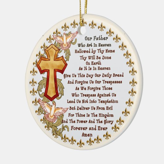 Christelijk ornament Lords Prayer (Links)