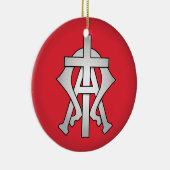 Christelijk Ornament met kerstboomsymbool (Rechts)