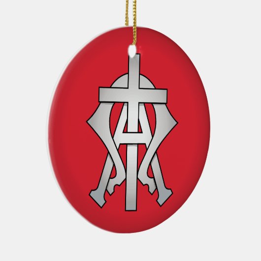 Christelijk Ornament met kerstboomsymbool (Rechts)
