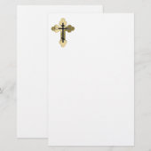 Christelijk orthodoxe kruis briefpapier (Voorkant / Achterkant)