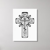 Christelijk orthodoxe kruis canvas afdruk (Voorkant)