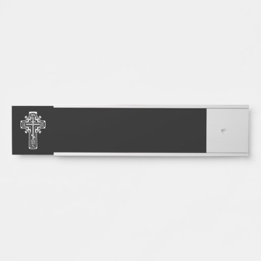 Christelijk orthodoxe kruis deurbordje (Voorkant)