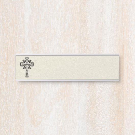 Christelijk orthodoxe kruis deurbordje (Voorkant)