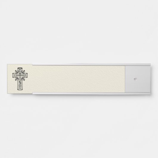 Christelijk orthodoxe kruis deurbordje (Voorkant)