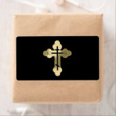 Christelijk orthodoxe kruis etiket (Insitu)