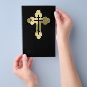 Christelijk orthodoxe kruis flyer (Hand)