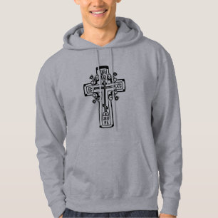 Christelijk orthodoxe kruis hoodie