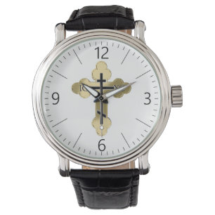 Christelijk orthodoxe kruis horloge