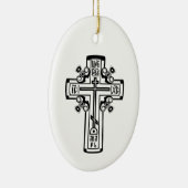 Christelijk orthodoxe kruis keramisch ornament (Rechts)