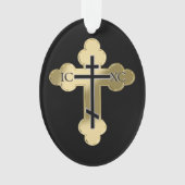 Christelijk orthodoxe kruis ornament (voorkant)