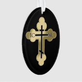 Christelijk orthodoxe kruis ornament (voorkant)