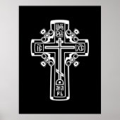 Christelijk orthodoxe kruis poster (Voorkant)