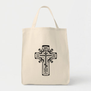 Christelijk orthodoxe kruis tote bag