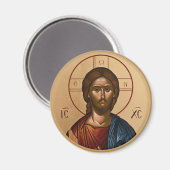 Christelijk-orthodoxe pictogrammen van Byzantijn:  Magneet (Voorkant / Achterkant)