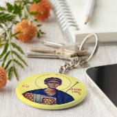 Christelijk-orthodoxe pictogrammen van Byzantine: Sleutelhanger (Zijkant)