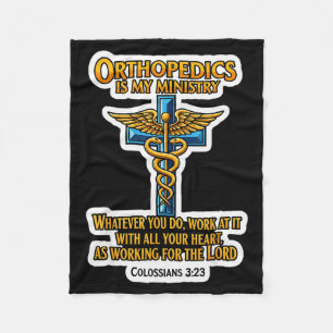Christelijk Orthopedisch Arts Orthopedie Is Mijn M Fleece Deken