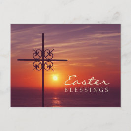 Christelijk Paaskruis briefkaart
