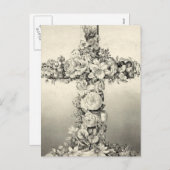  Christelijk paaskruis Feestdagenkaart (Voorkant / Achterkant)