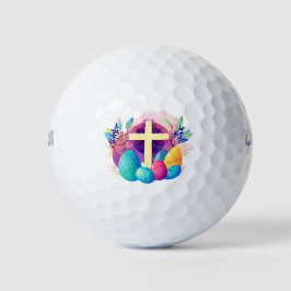 Christelijk paaskruis golfballen
