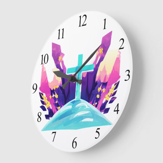 Christelijk paaskruis grote klok (Hoek)