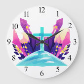 Christelijk paaskruis grote klok (Voorkant)