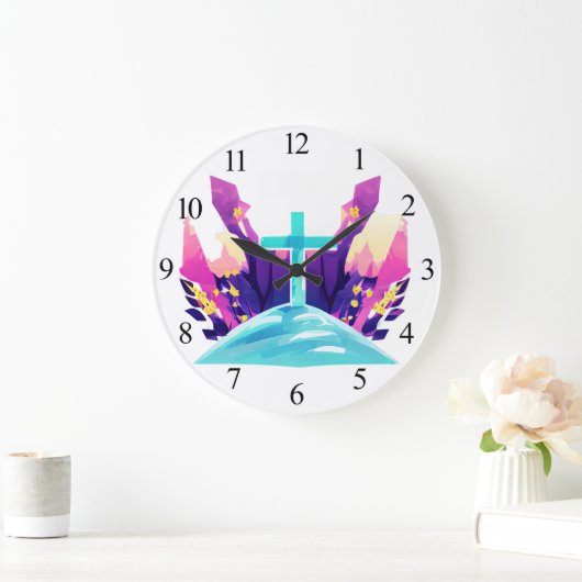 Christelijk paaskruis grote klok (Huis)