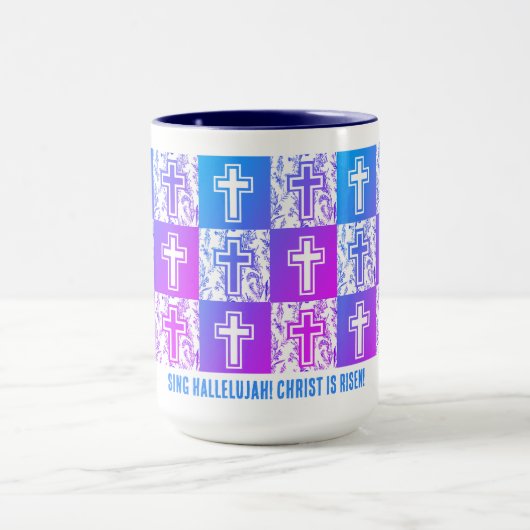 Christelijk paaskruis mok (Midden)