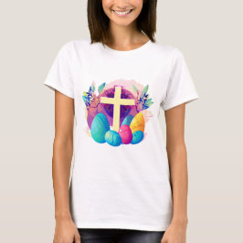 Christelijk paaskruis t-shirt