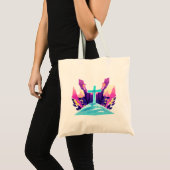 Christelijk paaskruis tote bag (Voorkant (product))