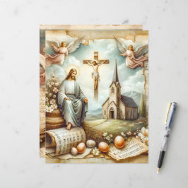  Christelijk paasplakboekpapier