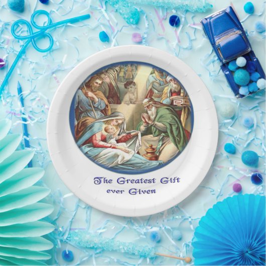 Christelijk Papieren Bordje (Feest)